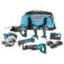 Makita DLX6038T Comboset 18V 3 x 5,0Ah - De nieuwste combo 5,0 AH machines - 1