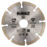 DeWalt DT3701-QZ Gesegmenteerde Diamantzaagblad 115 x 22.2mm voor Droogzagen - 1