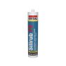 Soudal 115962 Siliconekit Silirub P2 Wit Ral 9010 - 310ml - 1