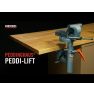 Ridgid 10337 Peddilift met bankschroef matador 120 - 1