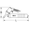 KS Tools 515.3925 2-in-1 perslucht-vetspuit voor vettransport per slag of continu - 1